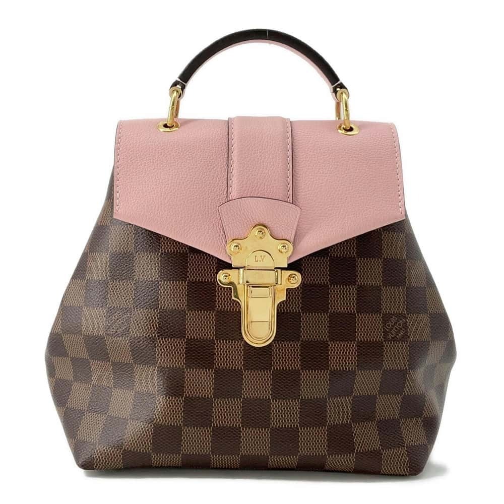 Louis Vuitton Damier Ebene Brown Clapton Backpack Rucksack Daypack Handbag